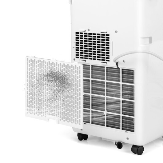 3-in-1 8000 BTU Portable Air Conditioner with Remote Control-White - Color: White - Image 5
