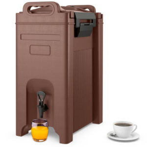 5 Gallon Insulated Beverage Server Dispenser-Coffee - Color: Coffee